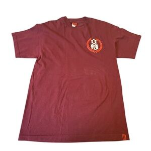 Rebel8 Burgundy‎ Logo Tee | Size Medium